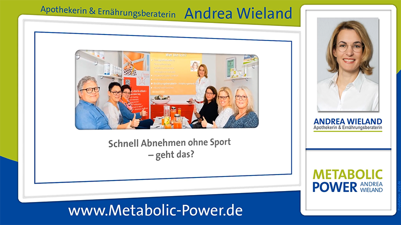Wie kann ich schnell abnehmen Andrea Wieland Metabolic Power 2 6 17